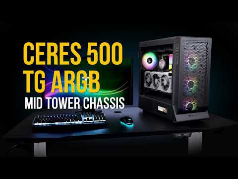 Thermaltake Ceres 500 TG ARGB Mid Tower Chassis Product Animation - Born to be Cool!