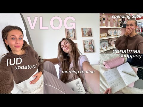 TARGET HOLIDAY SHOPPING!! + IUD appointment, new habits & working from home VLOG