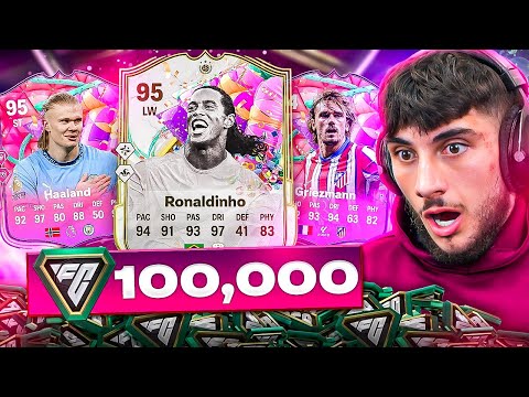 I Spent 100,000 FC Points On FUT BIRTHDAY!