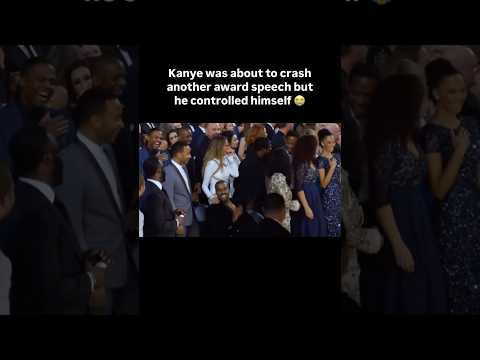 Kanye West was about to crash another speech but controlled himself💀😭