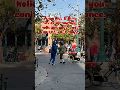 When Five & Dime strike up another holiday banger, you can't help but dance. #disney #christmas