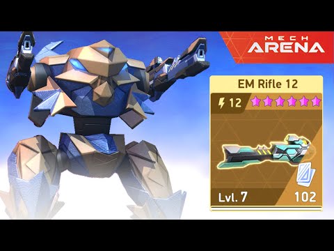 Turns Out I Was Wrong! 😱 EM Rifle with Mods Is Still Crazy Strong! 💥 Mech Arena