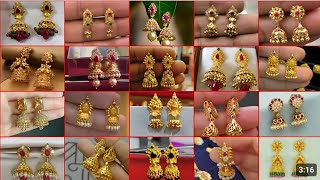 gold earring designs new model 2024 || gold earrings designs || latest gold earring designs #viral