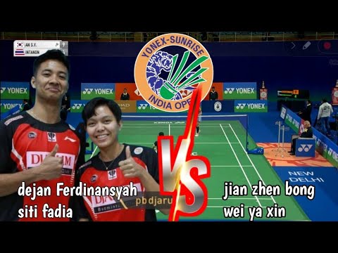 R16 : dejan ferdinansyah/siti fadia [INA] VS jiang zhen bang/wei ya xin [CHN] | india open 2025