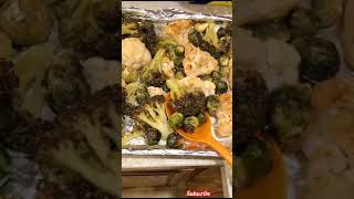 How to Roast Broccoli,Cauliflower and Brussel sprouts in Oven#cookingchannel #meal #dinner