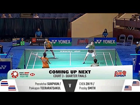 Quarterfinals : Sukph/Teera [ THA ] Vs. Zhi Y/Smith [ USA ] | Men's Doubles | Yonex USA Open 2024