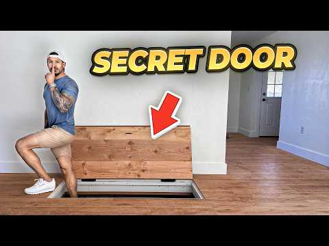 Creating A Hidden Room With A Secret Floor Door!