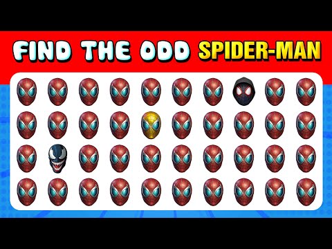 198 Puzzles for GENIUS | Find the ODD Spider-Man 🕷️🦸‍♂️ Marvel Spider-Man 2 Game Edition Quiz