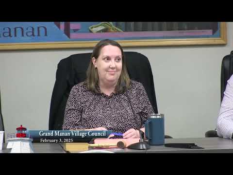 Village of Grand Manan Regular Meeting of Council for February 2025