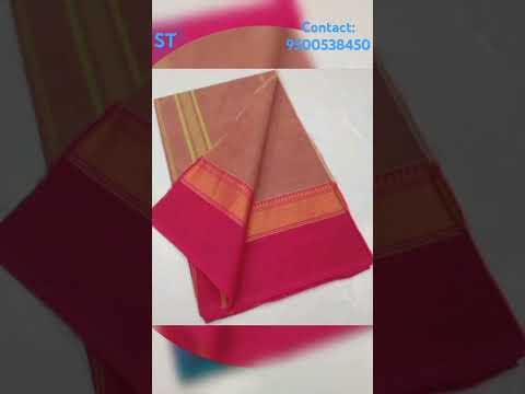 own manufacturing cotton sarees #siranjeevitextiles #cottonsaree #trending #viral #shorts