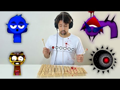 Incredibox Sprunki phase 4 & 5 VS real instruments