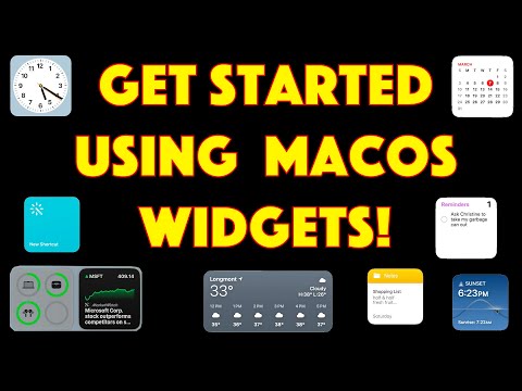 MacOS: How to Work with Desktop Widgets and Why You Should Use Them!