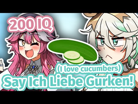 Cecilia Fails Miserably Trying To Make Raora Say 'I love cucumbers'