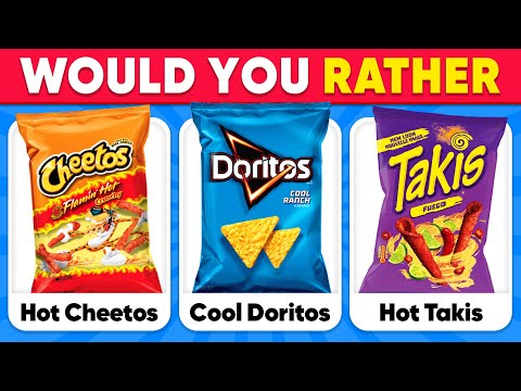 Would You Rather...? Junk Food Edition 🍔🍟🍭 Quiz Kingdom