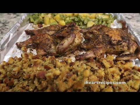 Quick & Easy Thanksgiving Dinner for Two: Sheet Pan Delights