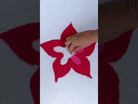 Freehand rangoli #shorts  #trending #shortvideo  #shortsfeed