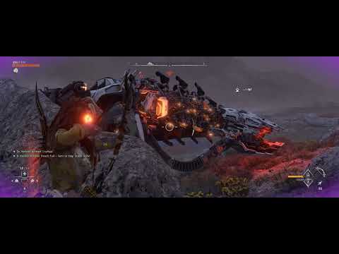 Horizon Forbidden West Thunderjaw on Ultra Hard Early 21:9