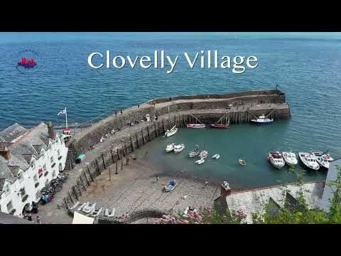 1618 Деревня на склоне горы Clovelly village