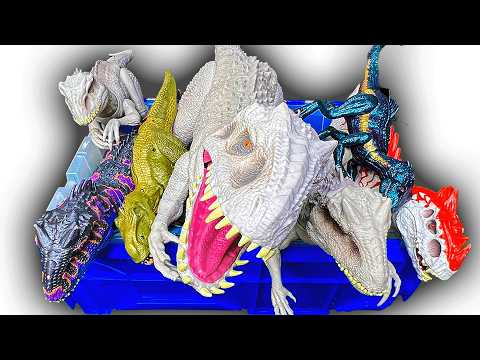 GIANT Unboxing Of ALL Dinosaurs Invented For Jurassic World | Indominus Rex, Indoraptor & More!