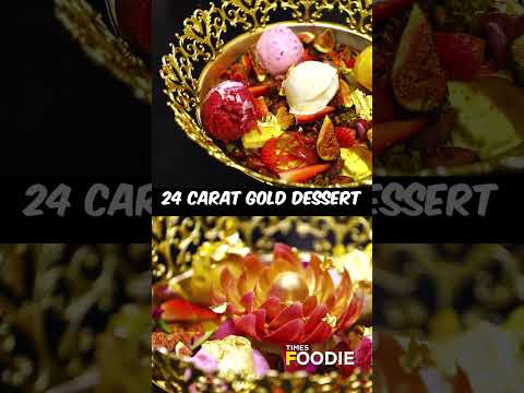 Edible Gold? Meet the 24K Gold Dessert #shorts