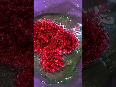 slime convert into glitter slime 🤯#viral #trending .