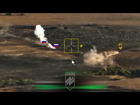 Ukrainian Tank Destroys Russian BMP at Close Range Near Niu-York