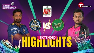 Extended Highlights | Dhaka Capitals vs Sylhet Strikers | Match 16 | BPL 2025 | T Sports