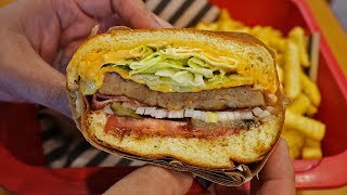 여수 맛집 이순신 수제 버거 / Bacon cheese hamburger - korean street food