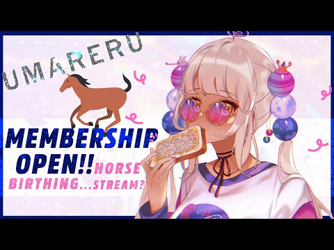 【Memberships Open!】Horse Birthing! #holocouncil