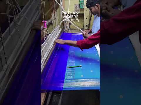 Making Of Silk Paithani Saree Designs #traditional #paithani #silk #sareefashion #making