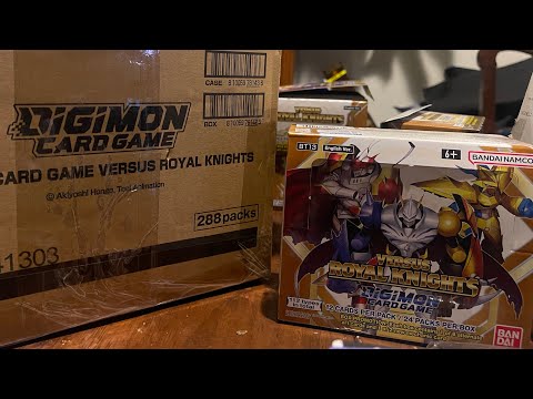 Digimon TCG Versus Royal Knights (BT13) Case Opening! [2nd half]