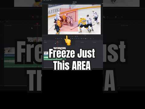 Freeze One Area of your Video While the Rest Keeps Playing - DaVinci Resolve