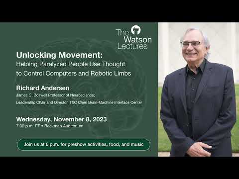 Watson Lecture Promo – Nov. 23, 2023: Richard Andersen