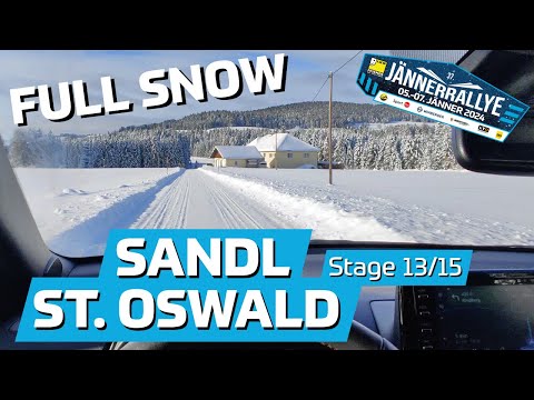 JÄNNERRALLYE 2024 | Stage 13/15 Rubble Master SANDL - ST. OSWALD | POV Recce