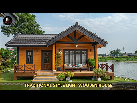 Riverfront Home Tour | Modern Wooden House, Asian Design, Cozy Interior