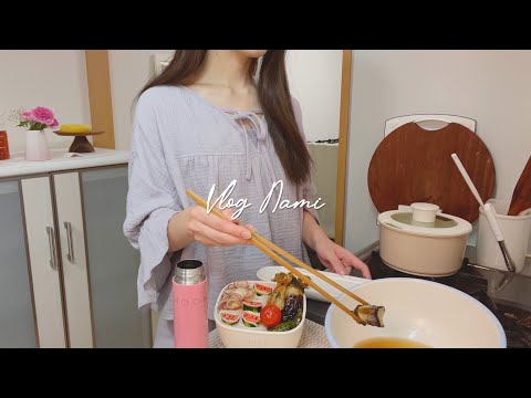 Summer What I eat in a day as a Japanese office worker | Obento Lunch Box🍉