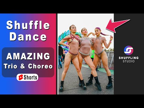 Amazing Shuffle Dance Trio 😱🔥 on 2022 TikTok songs - Melbourne Shuffle Dance Music (La Pasion)