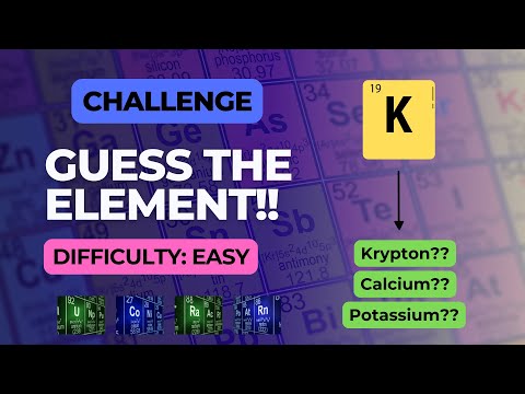 Guess the Element || Easy #periodictable #chemistry