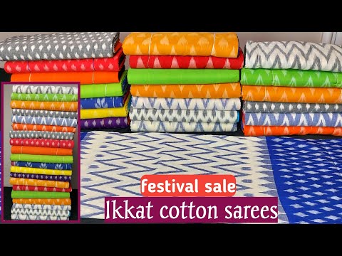 ikkat cotton sarees with price | #cottonsarees #sarees #pochampallysarees #ikkatsarees