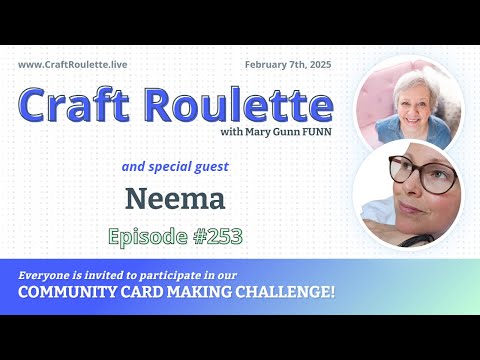 Craft Roulette Episode #253 featuring Norma Medina (@CraftsandDesignsbyNeema)