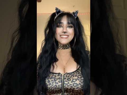 Glamour 🐆  makeup tutorial #shorts #makeup #leopard #halloween