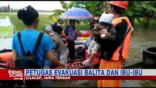 Petugas Evakuasi Korban Banjir di Cilacap #iNewsSore 20/03