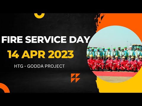 NATIONAL FIRE SERVICE DAY - 2023 / HTG - Godda Project #firefighter #service #godda