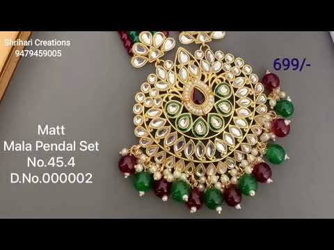 Mala set || imitation jewellery || Antique Set #shriharicreations