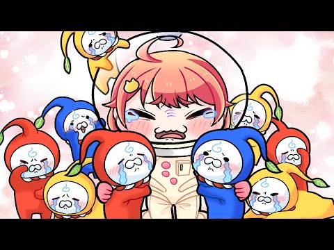 【手描き】感動から一転するみこちと35pピクミンの最期の別れ【こまいぬ/切り抜き/Hololive】