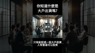 你知道什麼是大戶在出貨嗎?#ETF #韭菜 #openai #richjourney