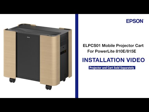 ELPCS01 Mobile Projector Cart | Installation Video