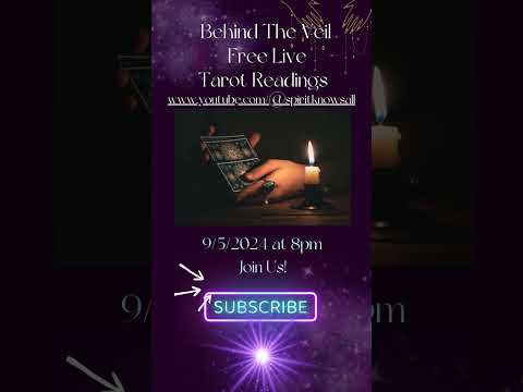 Tarot Readings Free Tonight at 8pm! #spiritanswers