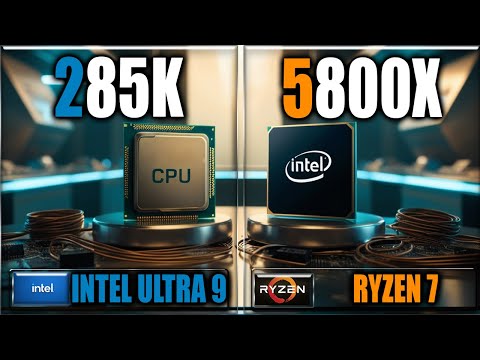 285K vs 5800X Gaming Benchmarks / Applications Tests