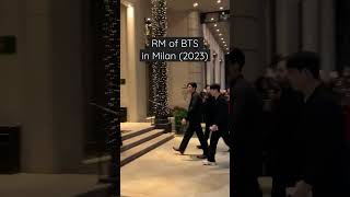 Kim Namjoon aka RM of BTS in Milan (2023)